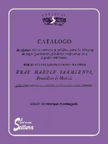  Catálogo de Fray Martín Sarmiento; 
